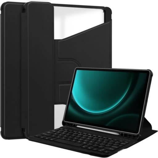Samsung tab keyboard INF Samsung Tab A9 Plus 11-Inch Rotating Keyboard Case