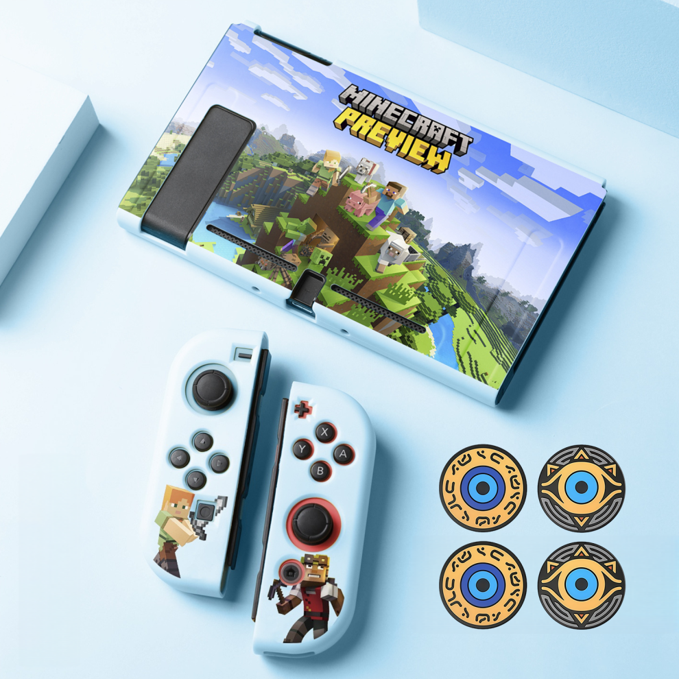 Switch minecraft Protective Case Set Nintendo Switch