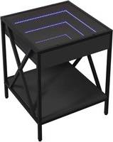 Berkfield Home Decorative Infinity LED Bedside Table
