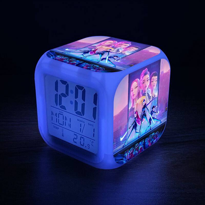 KPop Demon Hunters Alarm Clock 7-Color