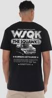 Stranger Things T-Shirt Hawkins Hitmaker WSQK - Sort