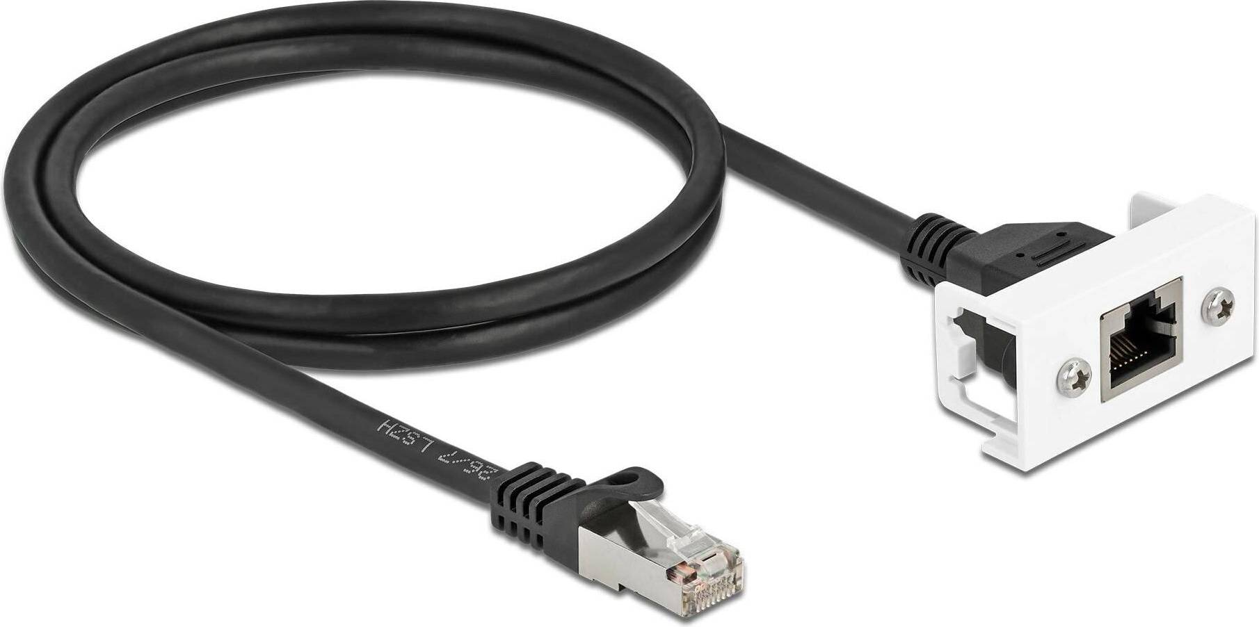 DeLock CAT 6a SFTP 1m Forlængerkabel RJ-45 Han 1m