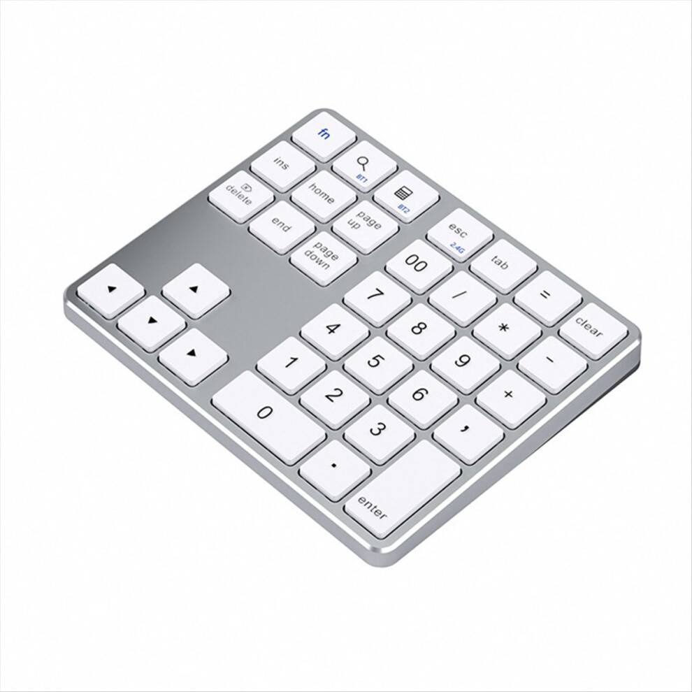 Dual Bluetooth Numeric Keypad Wireless Keyboard