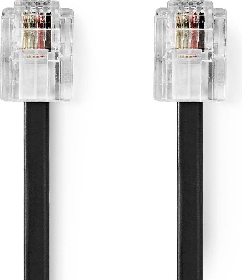 Nedis Telecom Kabel RJ11 Han 10m Sort 10m