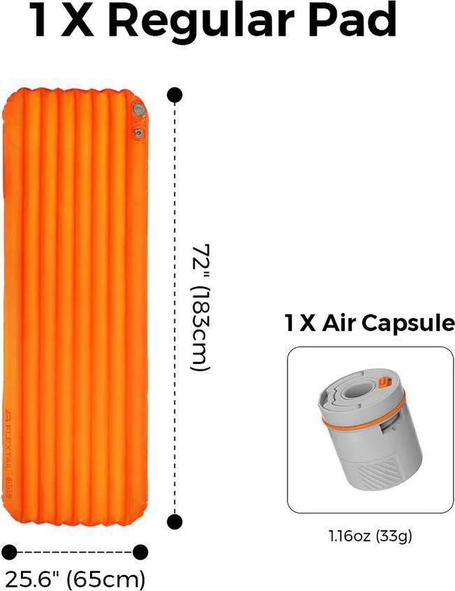 Flextail Flextail Zero Mattress R05 5.6 R-value Air Sleeping Pad