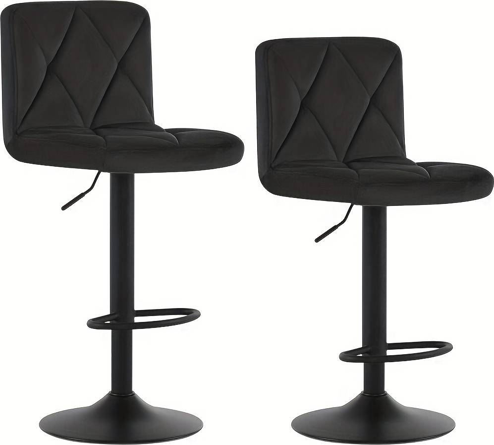 Temu Adjustable Rotating Stools With Back Bar Stool
