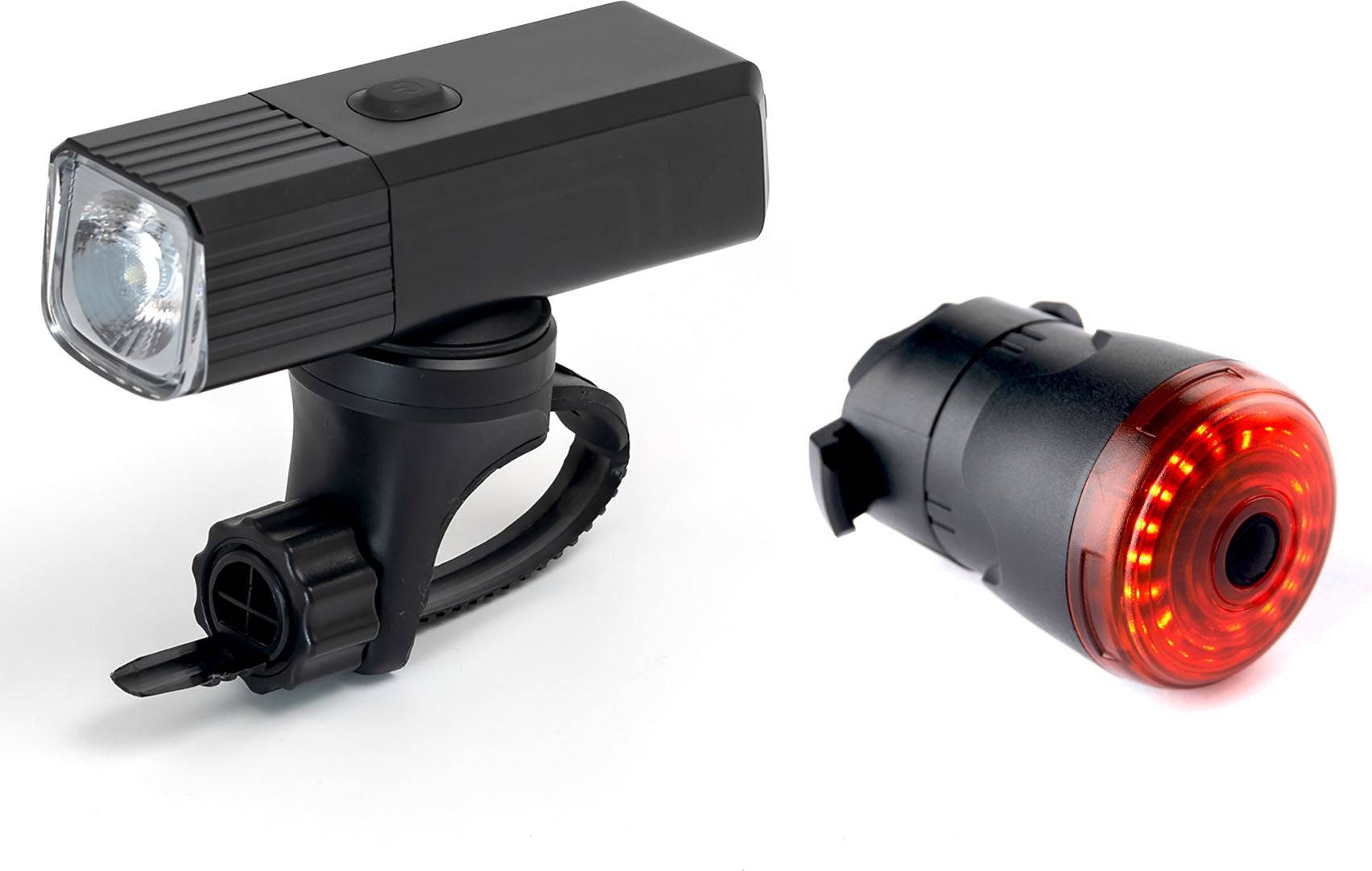 Viavito USB Rechargeable Front and Rear Light Set