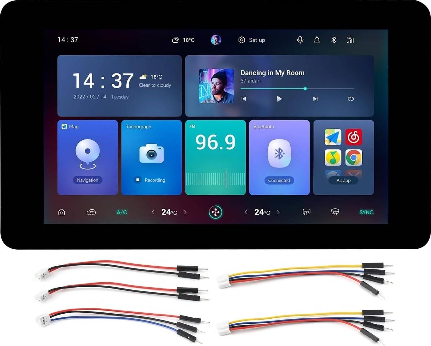 Nördic 7 Inch ESP32-S3 Capacitive Touch Display Development Board