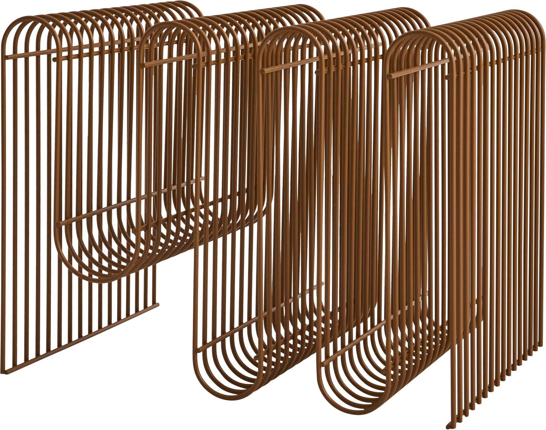 AYTM Curva Magazine Amber Newspaper Rack