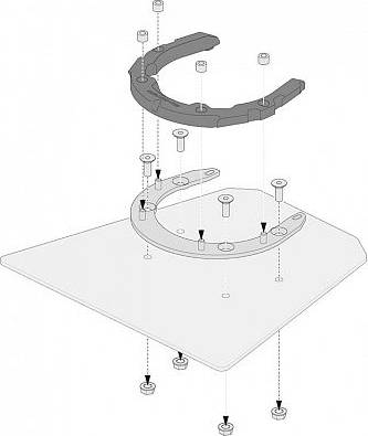 SW-Motech Steel Seat Rack Pro Ring