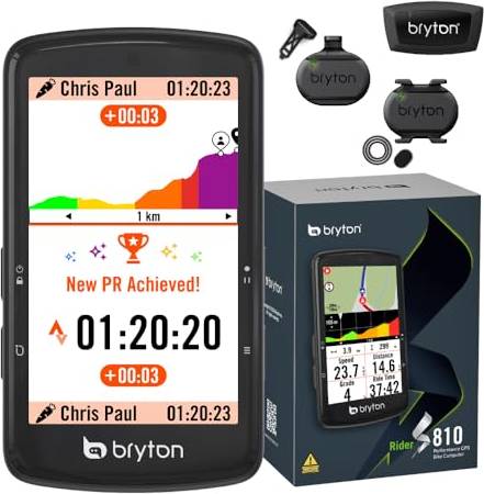 Rider S810 GPS Bike Computer Sensor Bundle