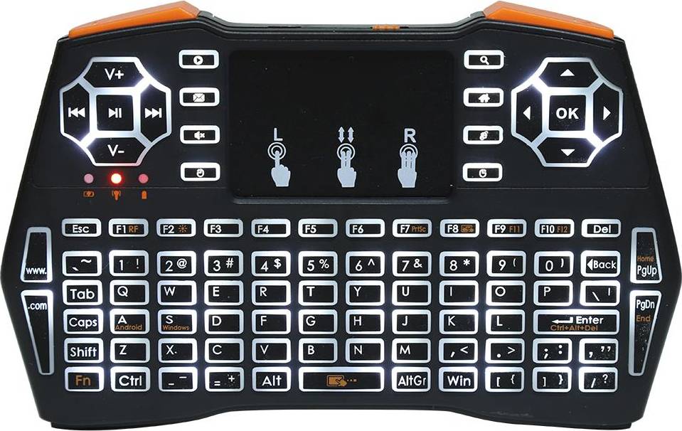 i8plus Lithium Battery LED Backlight Mini Keyboard