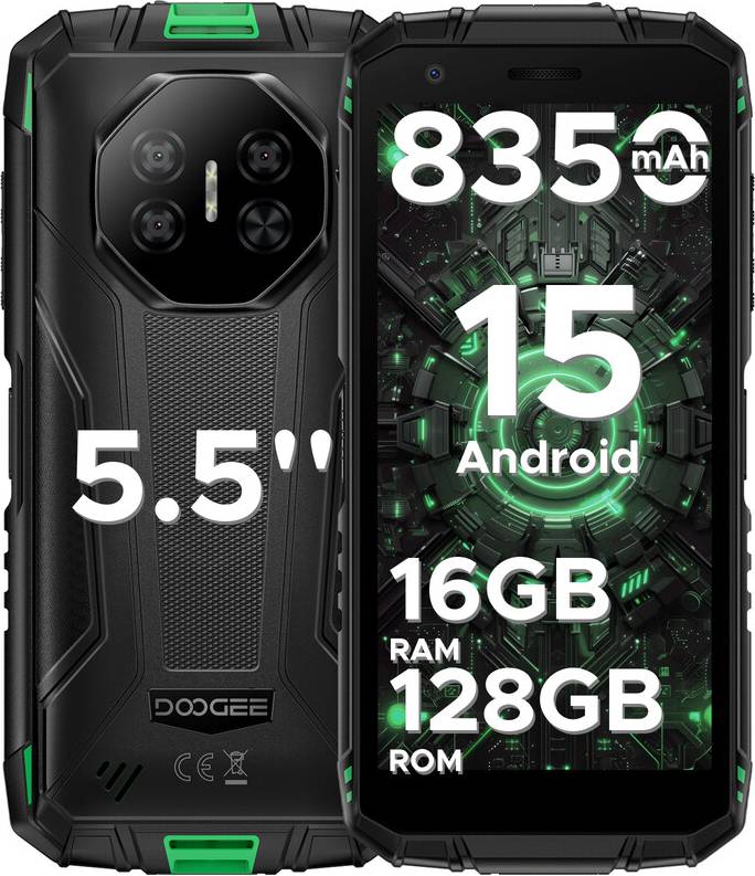 Doogee Fire 3 Pro Android 15 AI Rugged Smartphone