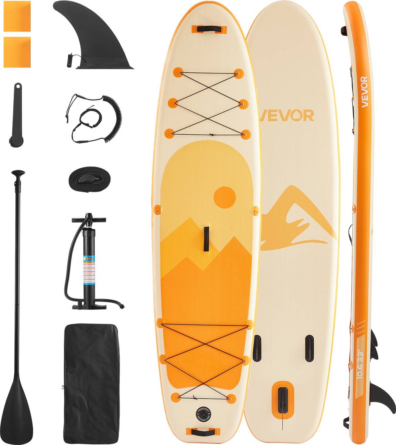 Inflatable paddle board VEVOR Inflatable Stand Up Paddle Board
