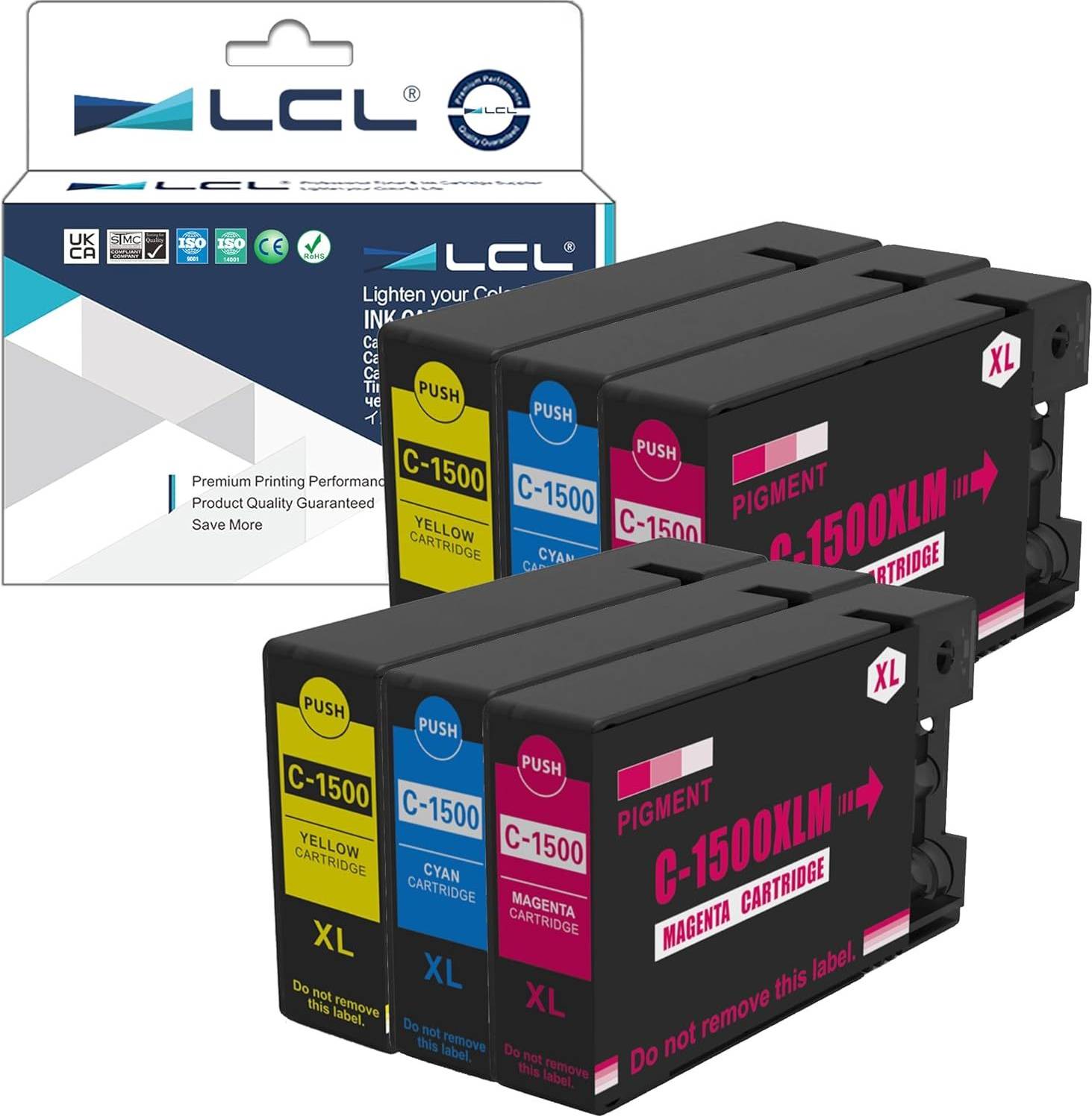 Go Inks Compatible 4 Go Inks replace Canon PGI-1500XL