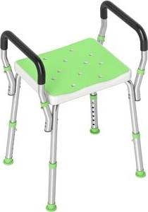 Portable bathtub Homcom Portable Non-Slip Small Shower Chair