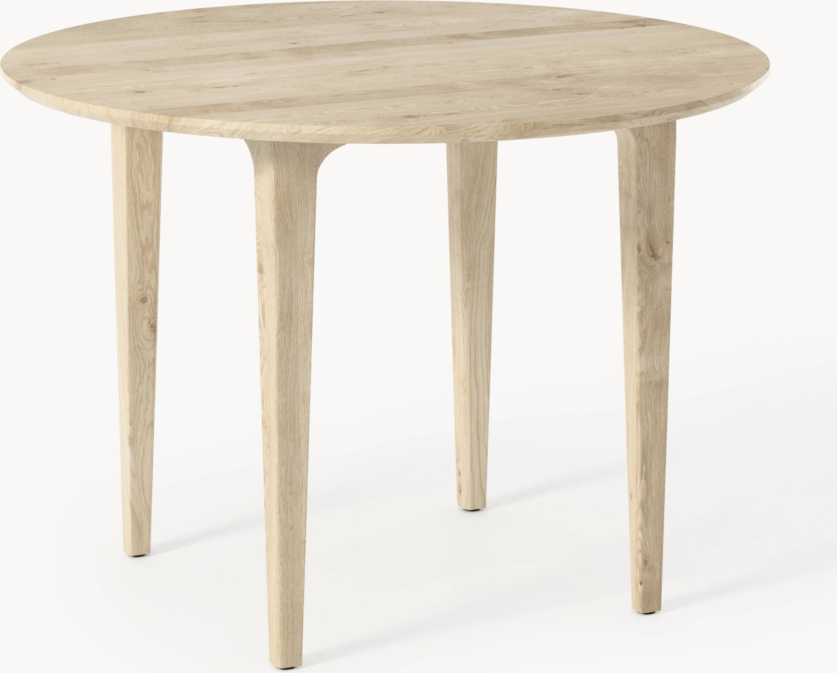 Westwing Collection Round Oak Wood Archie Dining Table