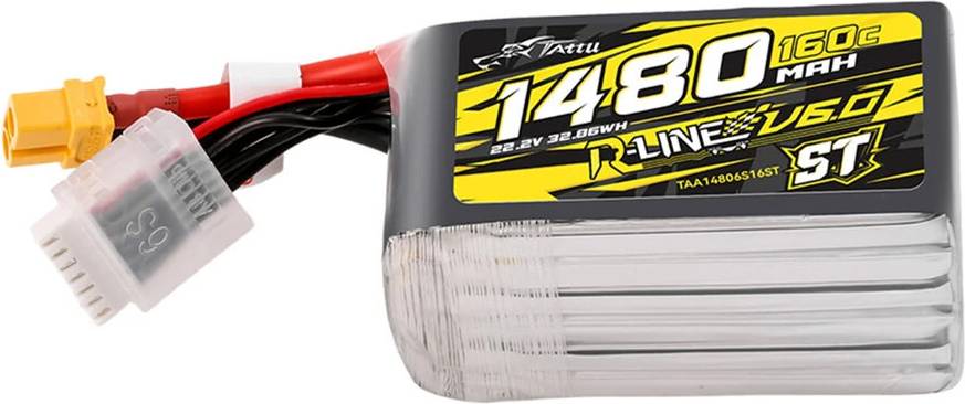 Lipo batteri Tattu R-Line Versjon 6.0 Lipo Battery