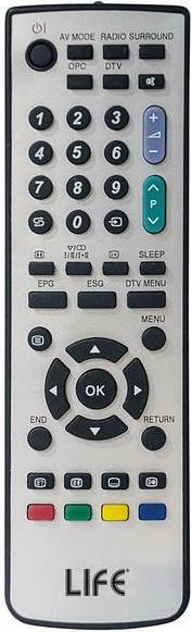 Life Telecomando Preprogrammato Universale Sharp 55.00uni40sh