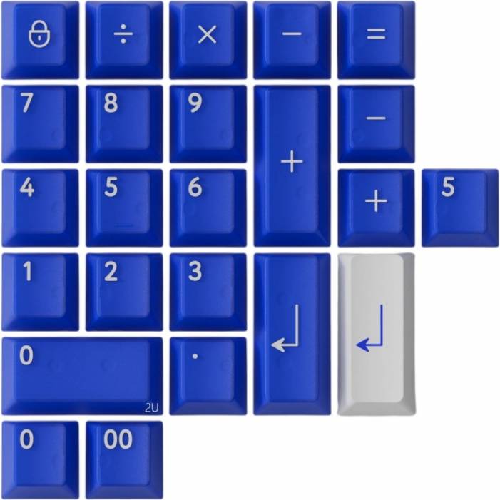 PBTfans Klein Blue R3 Numpad Kit