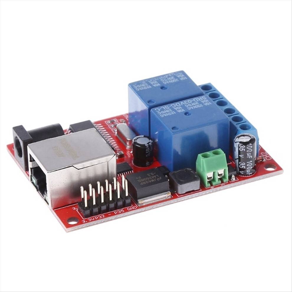 Athletic Works LAN Ethernet 2 Way Relay Board UDP Controller Module