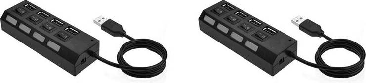 USB4 Port 2 Splitter Switch Hub