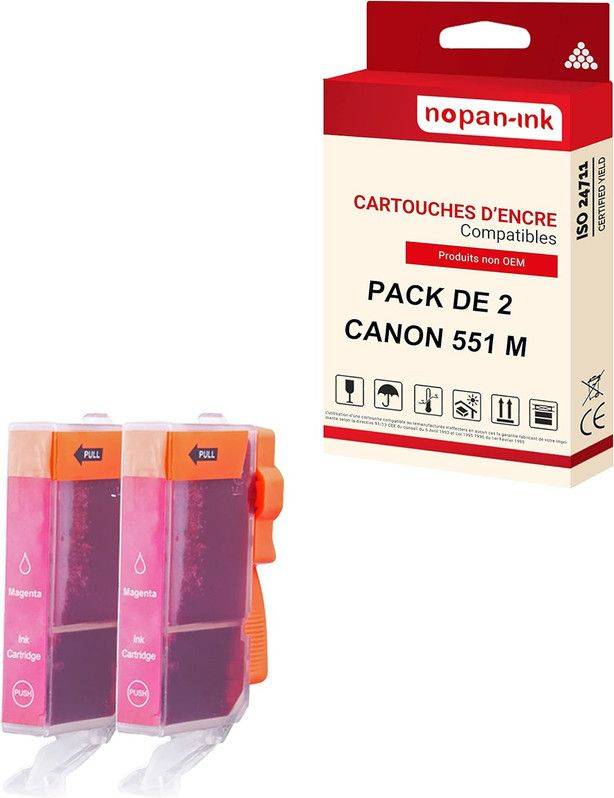 Inkpro CLI-551 Compatible Magenta Ink