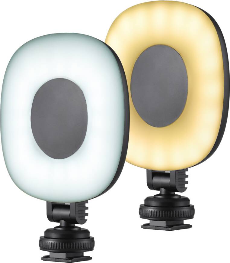 2 Pack LED Camera Light Rechargeable