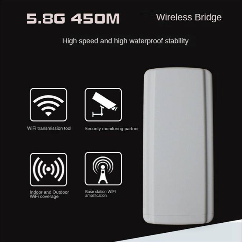 Outdoor wifi access point Exogio 2Pcs Wireless WiFi Bridge Outdoor CPE Router