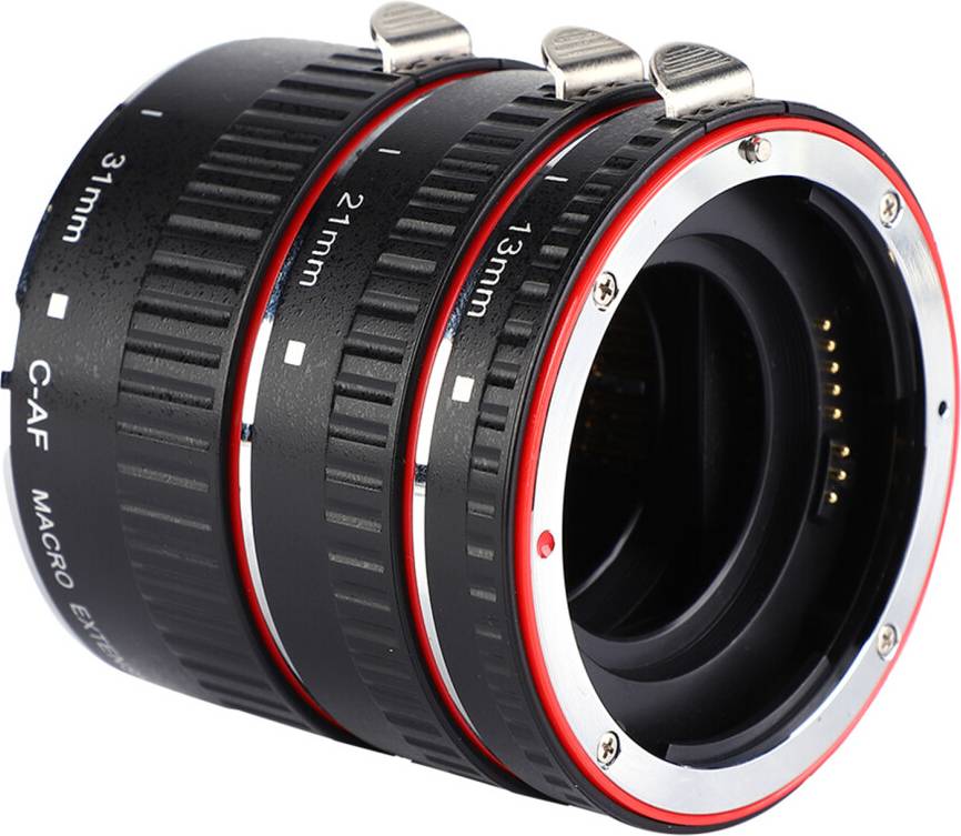 Auto Focusing Macro Extension Rings Lens Mount Adapter