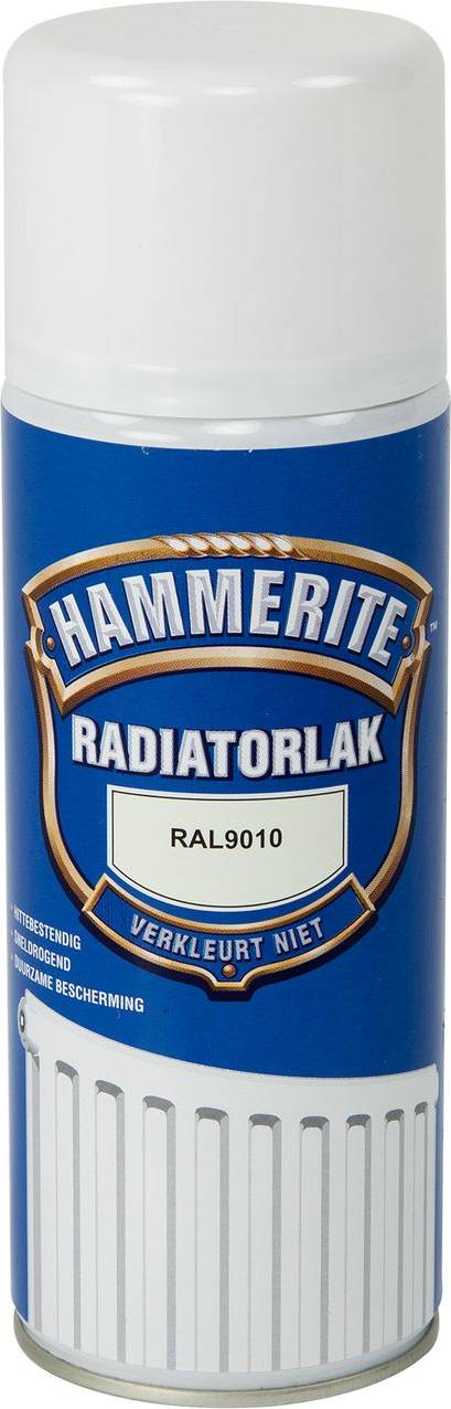Hammerite Radiatorlak Ral 9010 400ml - Wit