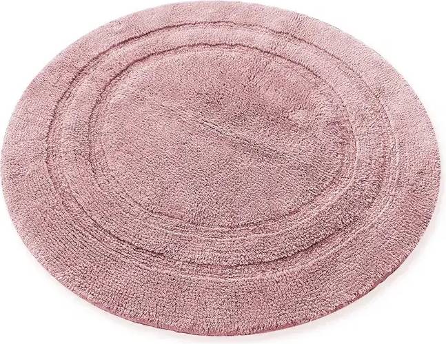 Classic Textiles Turin Rund Badrumsmatta - Rosa