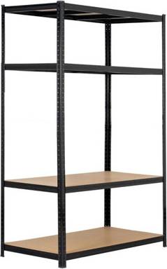 SGS 4 Tier Garage Racking Boltless Shelving Storage Unit Shelf