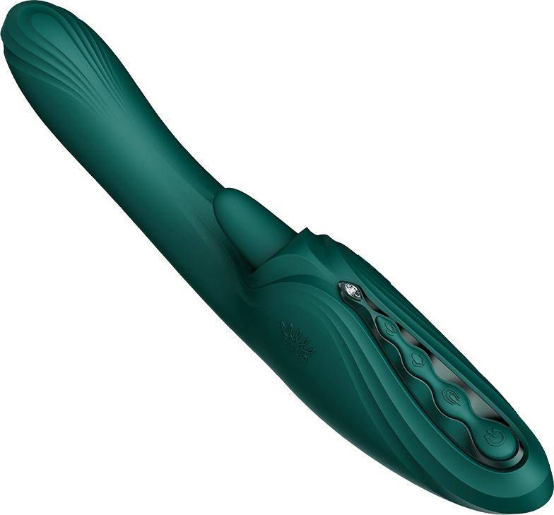 G-Spot Rabbit Vibrator App Controlled Turquoise Green