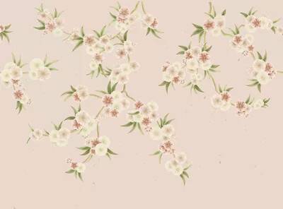 Harlequin Rosa Mural