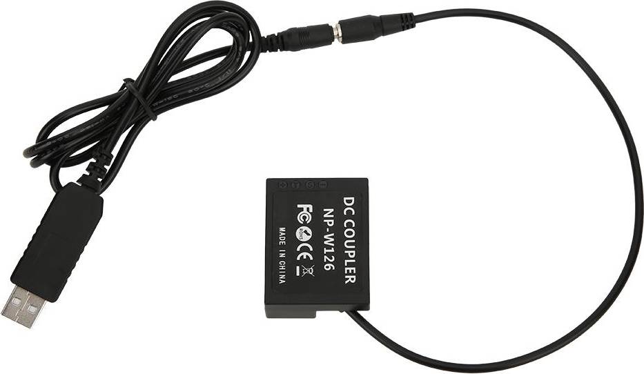 Ulanzi USB Interface NP W126 Decoding Dummy Battery Adapter