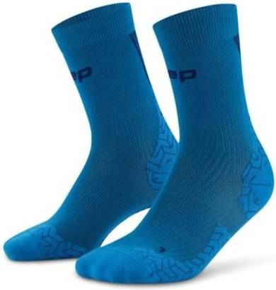 CEP Core Run Ultralight Socks Mid Cut - Blue