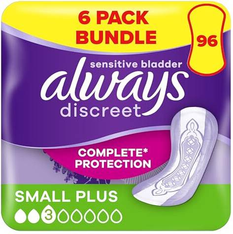 Always Discreet Incontinence Absorbency Pads 16 x 6 Packs