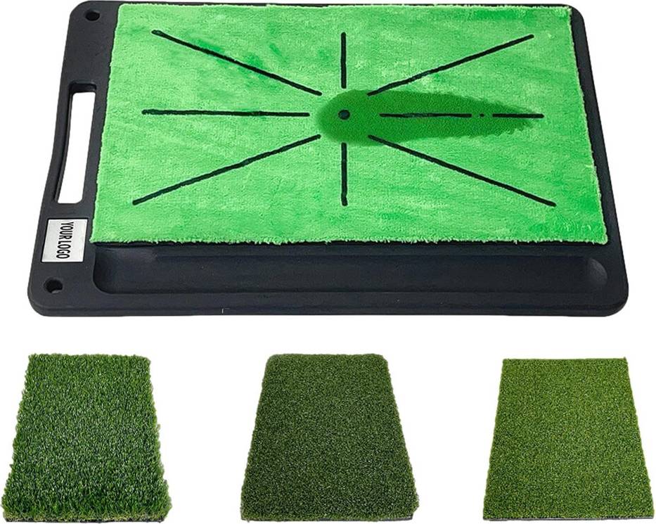 Golf Training Mat With Path Feedback