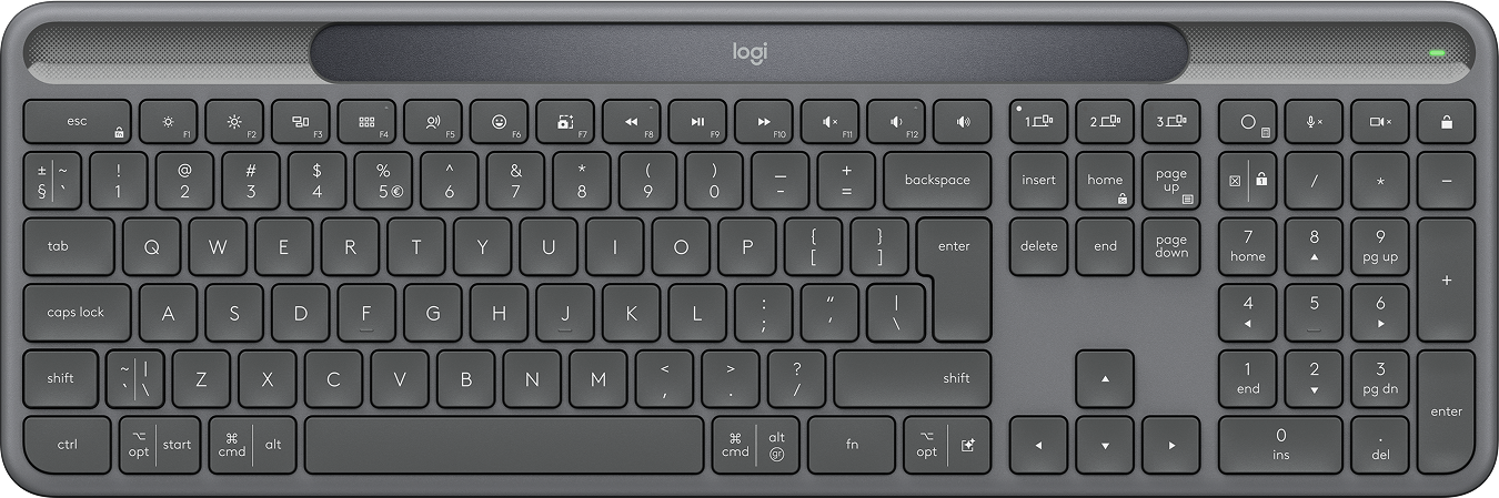 Logitech Signature Slim Solar K980 Business Keyboard - Graphite