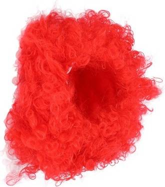 Red Red Adult Innovative Color Party Wig