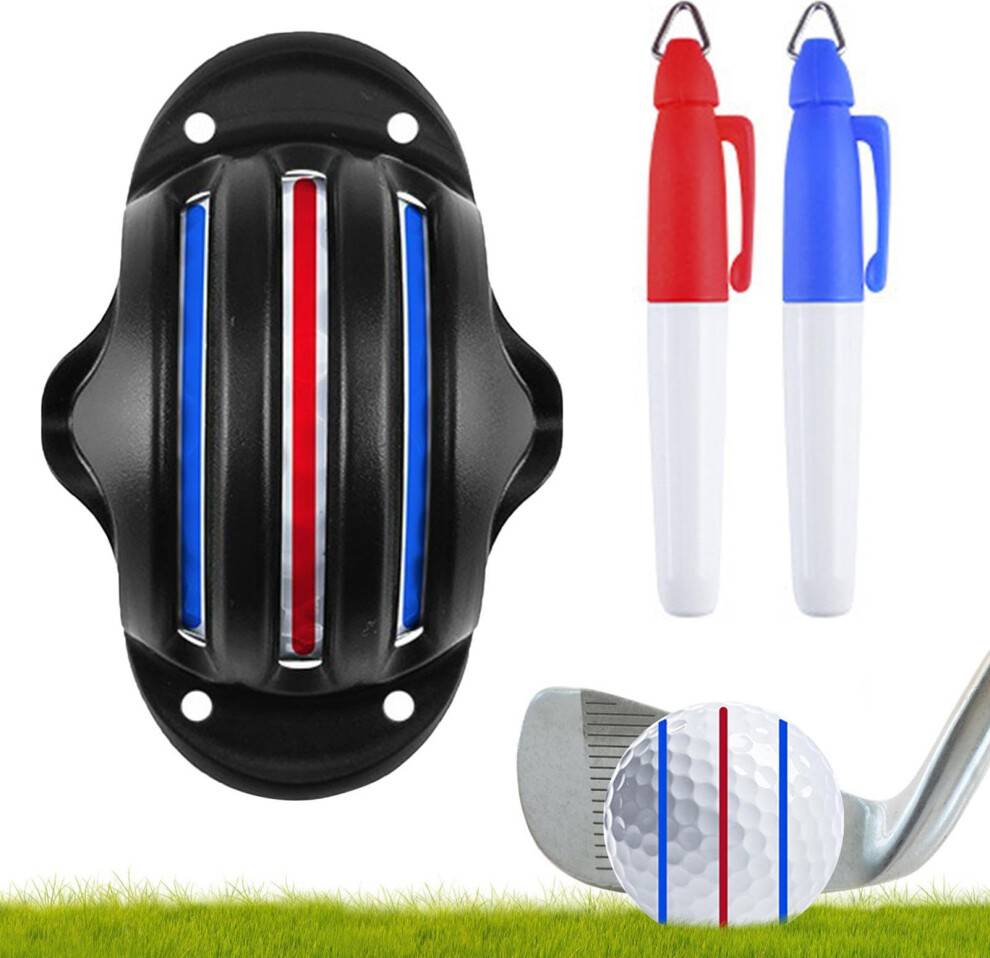 Golf Ball Marker Quick Drying Alignment Tool
