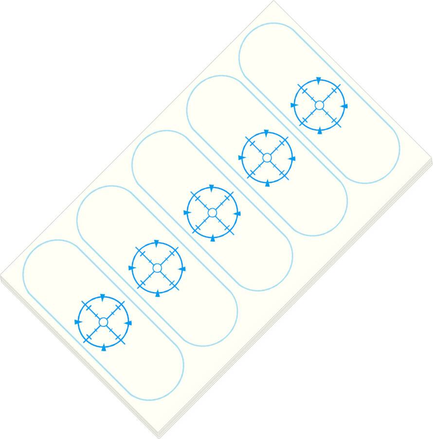 125pcs Impact Labels Self-Teaching Sweet Putter Sticker