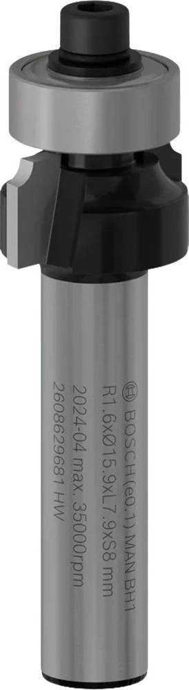 8mm Bosch PRO 8mm Shank Rounding Over Router Bit