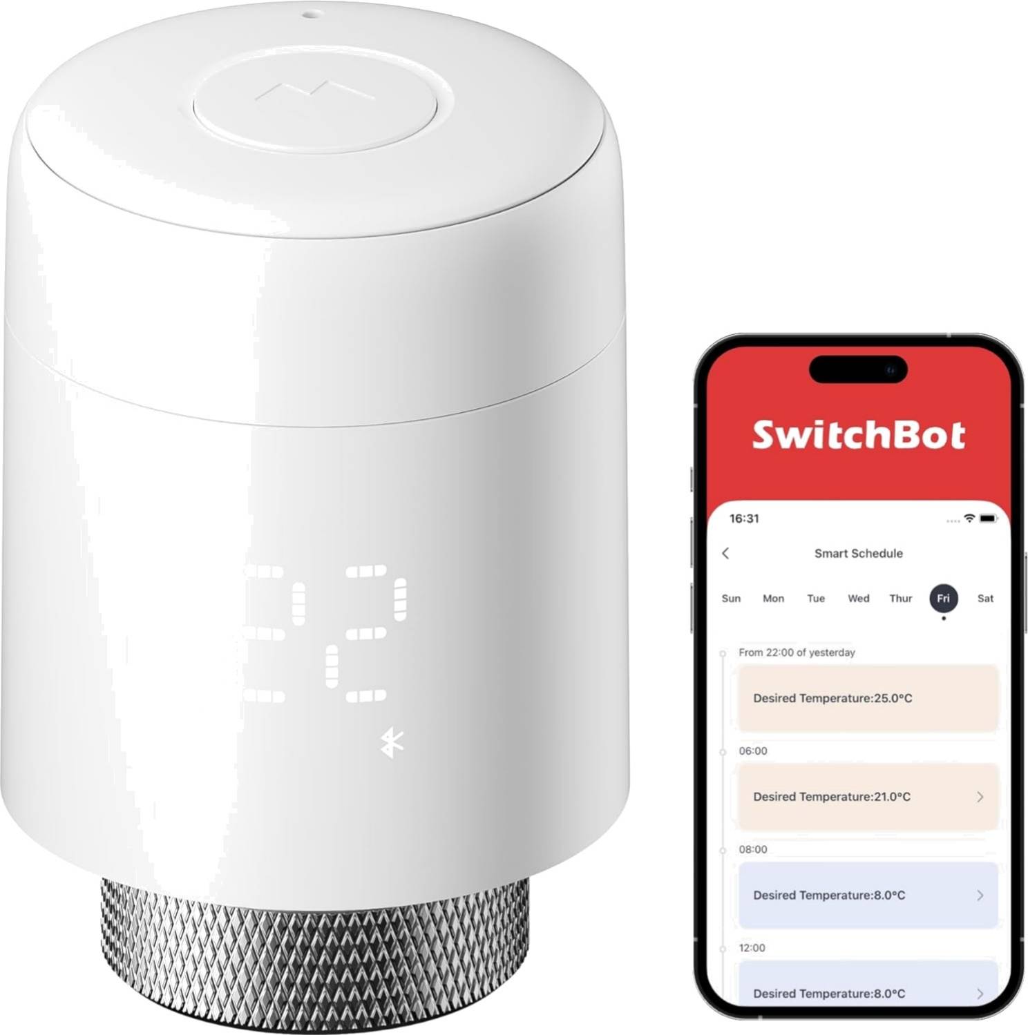 Apple hub SwitchBot Smart Radiator Bluetooth Thermostat