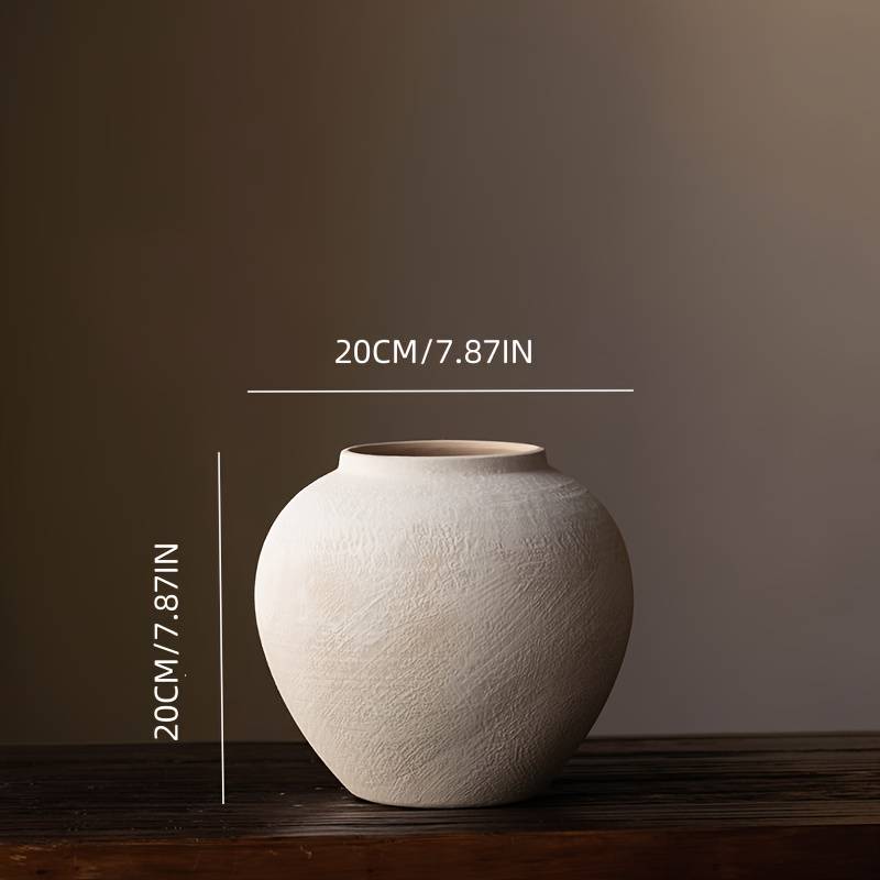 Temu Ceramic Rustic Decorative Simple Display Vase