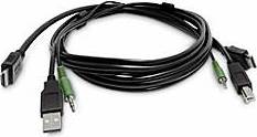 StarTech Secure 4-Port KVM Switch HDMI DisplayPort 3m