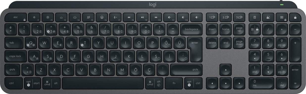 Logitech MX Keys S Keyboard - Graphite