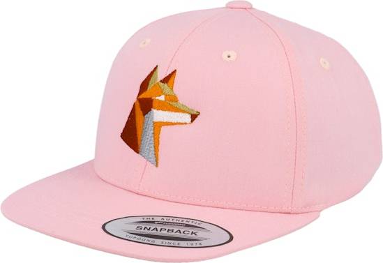 Kiddo Cap Rosa Snapback Keps Paper Fox Pink