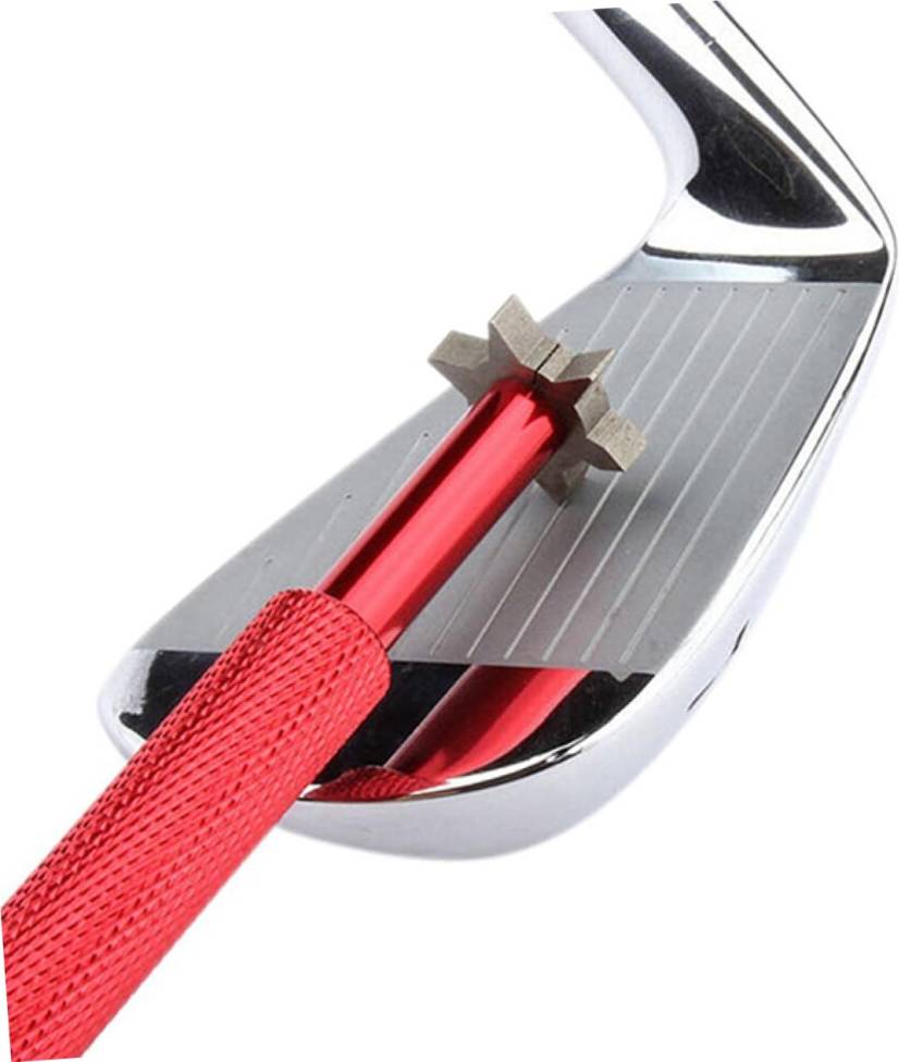 Golf Tools Alignment Bars Sharpener Club Tool Red